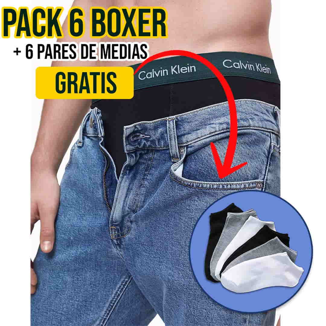 Combo BOXERS®︎ en Microfibra + TOBILLERAS GRATIS🎁